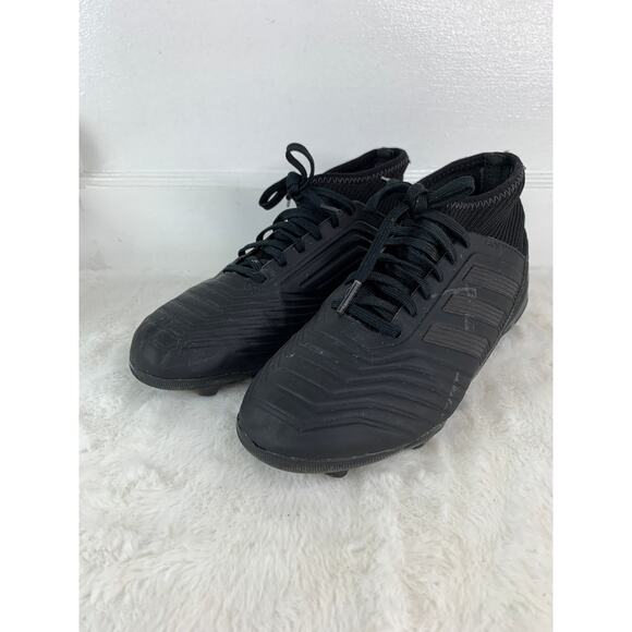 Adidas Ragazzo Predator 18.3 Black Soccer Cleats Youth Size US 3 Boys Football - Picture 1 of 8